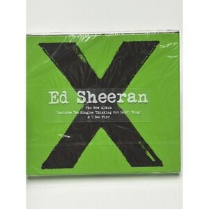 Ed Sheeran X Multiply The New Album CD Jewel Case Green Black X Logo